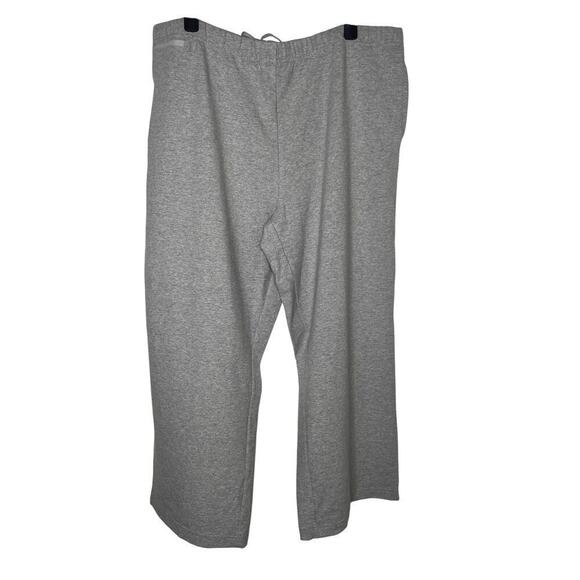NWT Lauren by Ralph Lauren Active Deadstock Cotton Gray Wide Leg Sweatpants XL - Picture 1 of 8